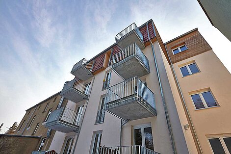 Ansicht Hofseite / Balkone image-122